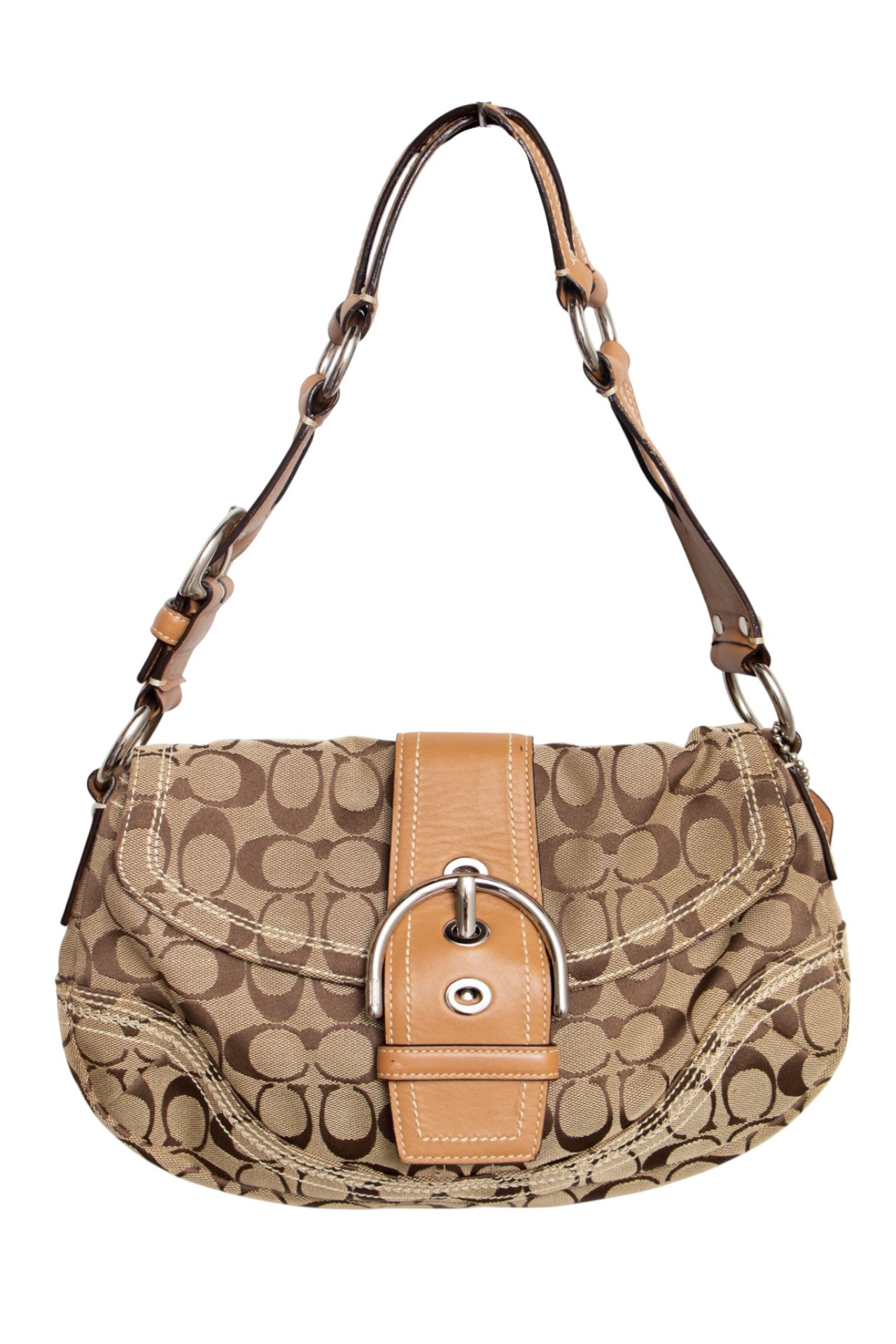 # Coach Shoulder Bag Beige | c. | Size