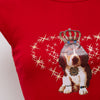 #076 Kiabi Woman T-shirt Red | c. | Size 10