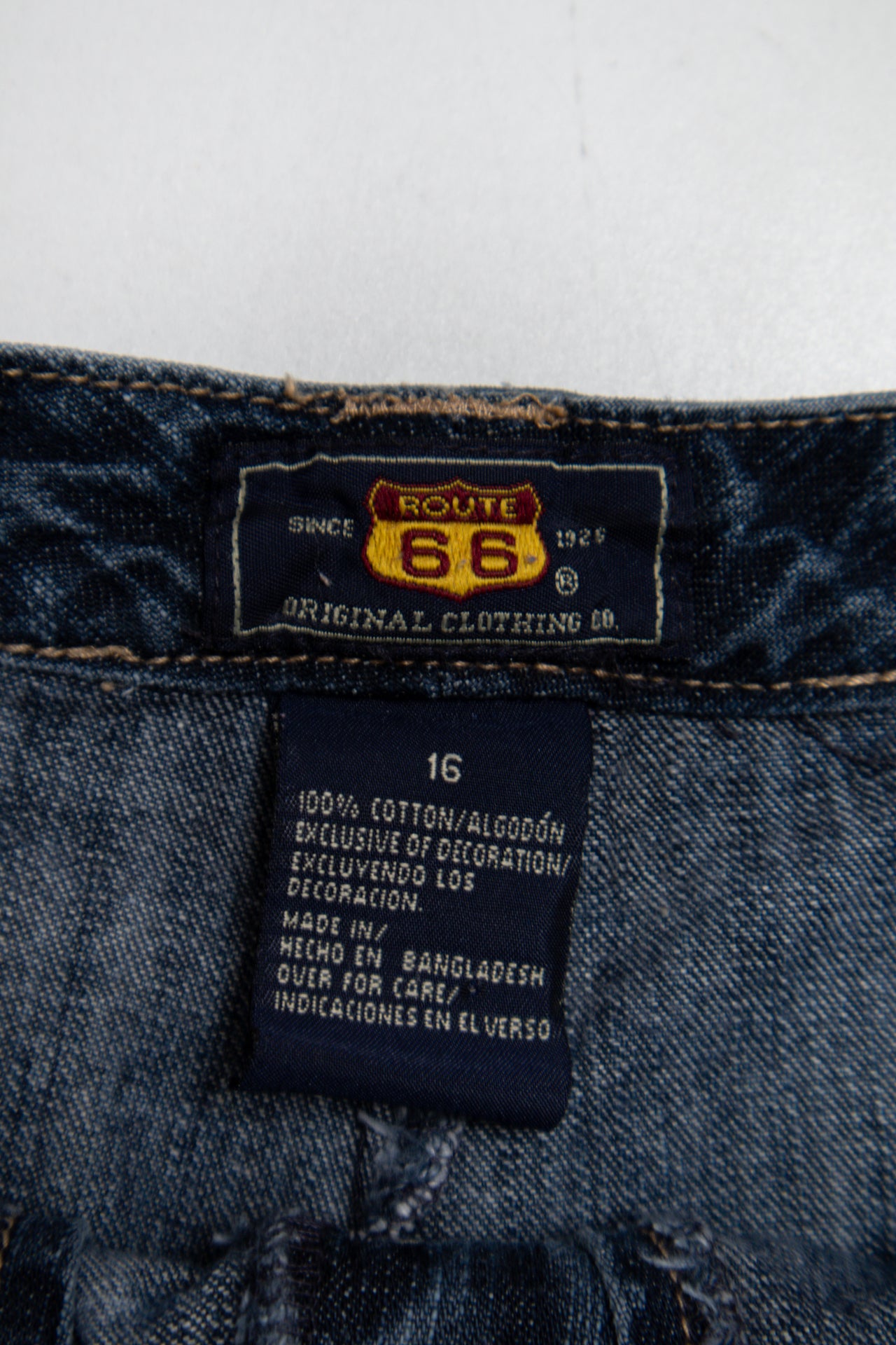 #146 Route 66 Mini Skirt Blue | c. 190 | Size 6