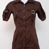 #058 Dolled Up Cami Top Brown | c. | Size 8