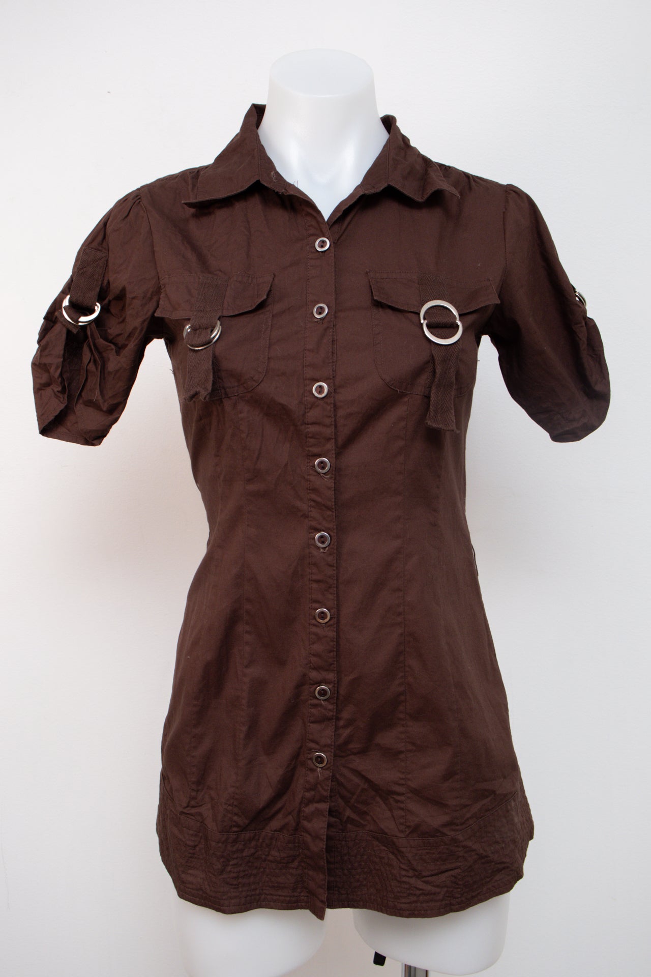 #058 Dolled Up Cami Top Brown | c. | Size 8