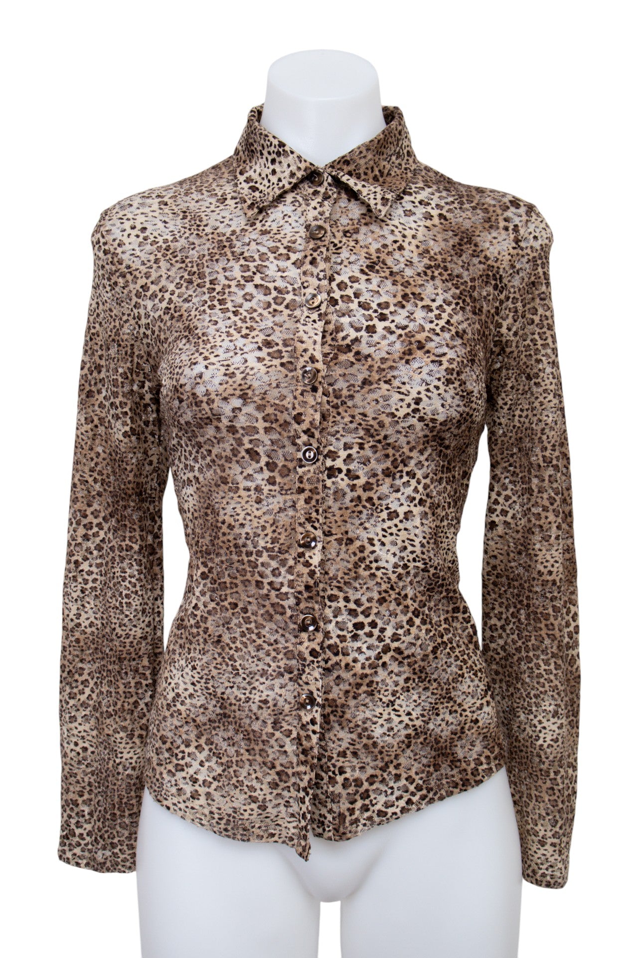 #072 Nine & Company T-shirt Brown | c. 200 | Size 8