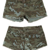#135 Lei Ashley Denim Shorts Green | c. 196 | Size 6