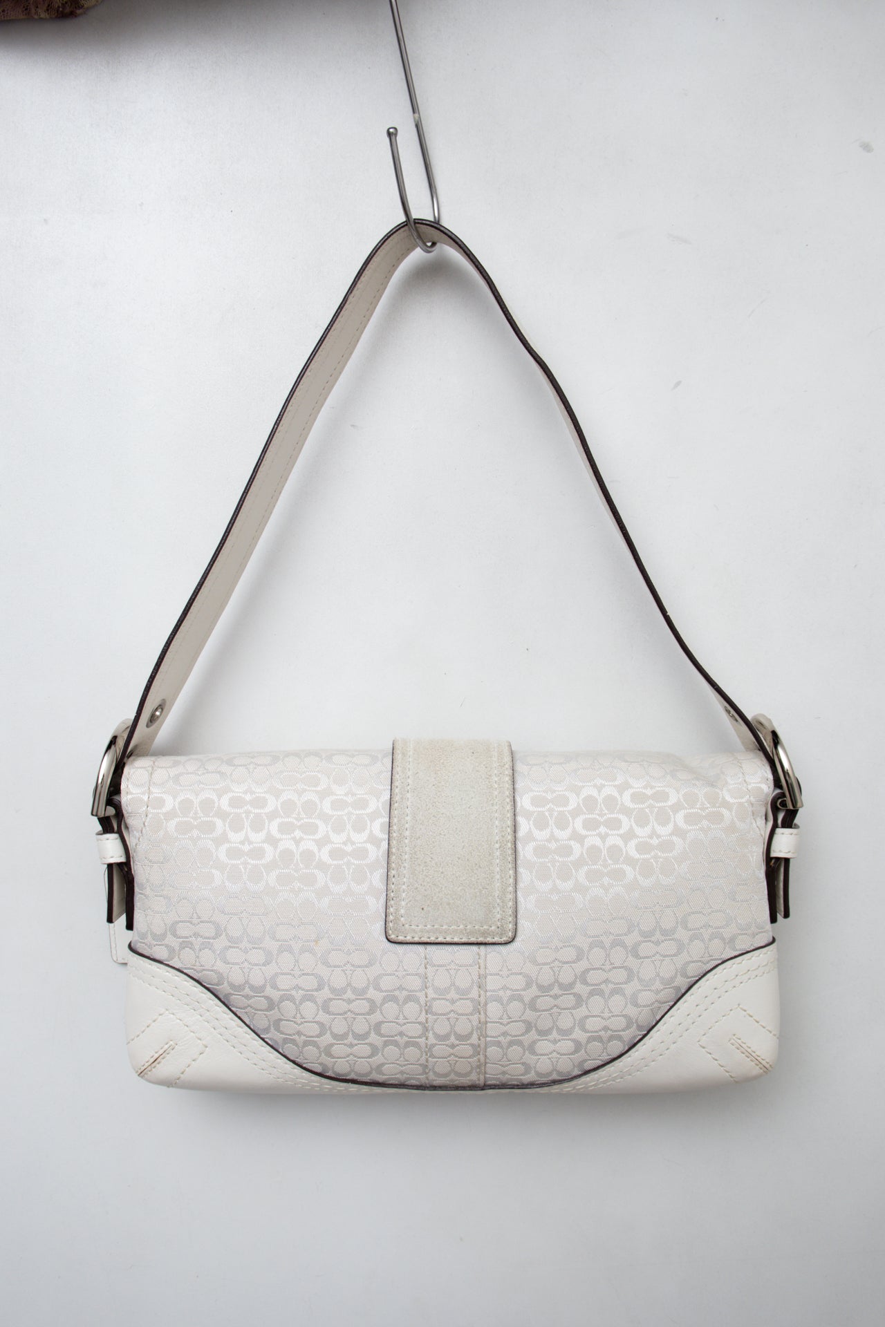 #186 Coach Shoulder Bag White | c. 200 | Size