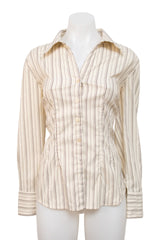 #029 Architect Button-Up Beige | c. 205 | Size 12
