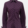 #78 Worthington Shirt Purple | c. 194 | Size 8