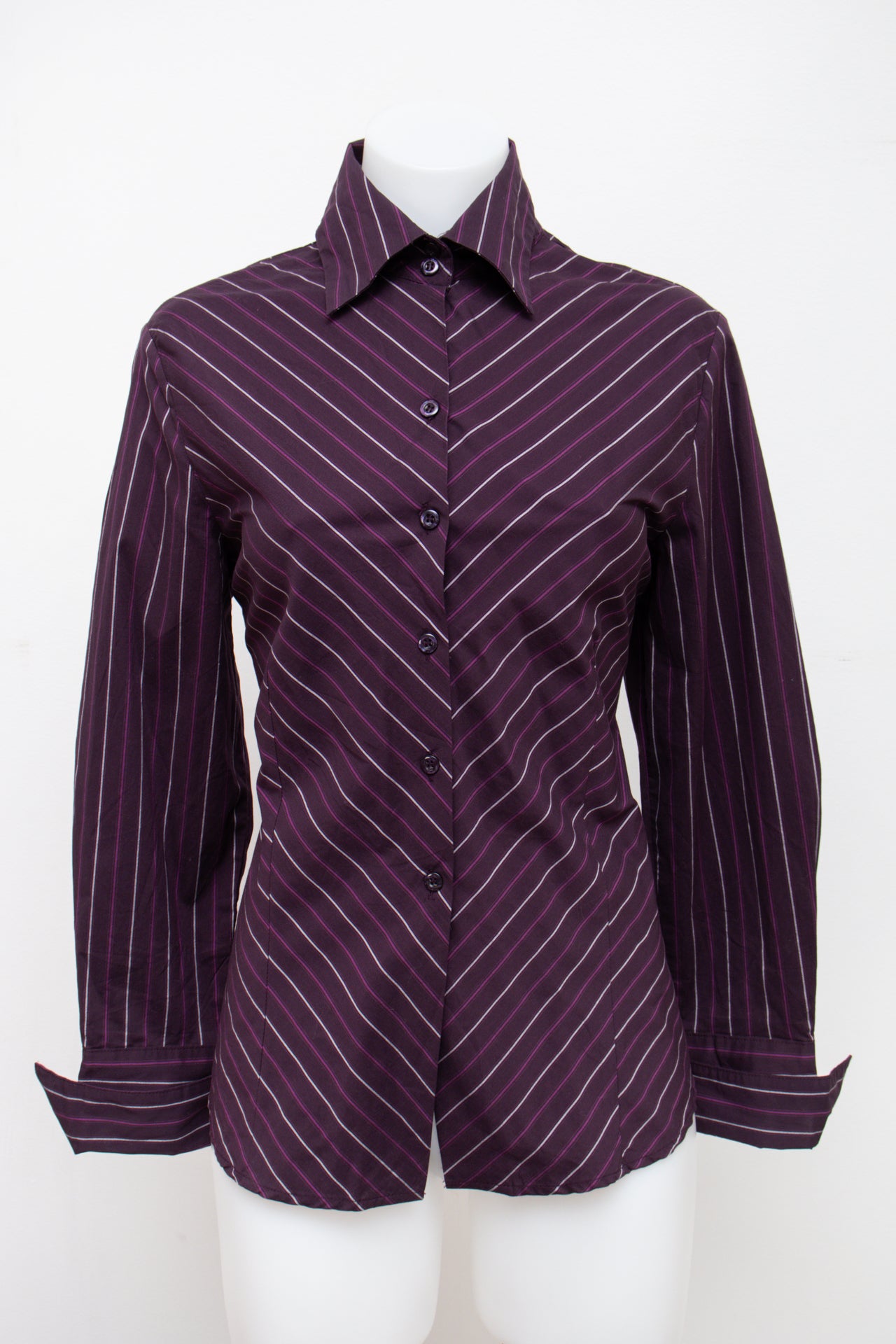 #78 Worthington Shirt Purple | c. 194 | Size 8