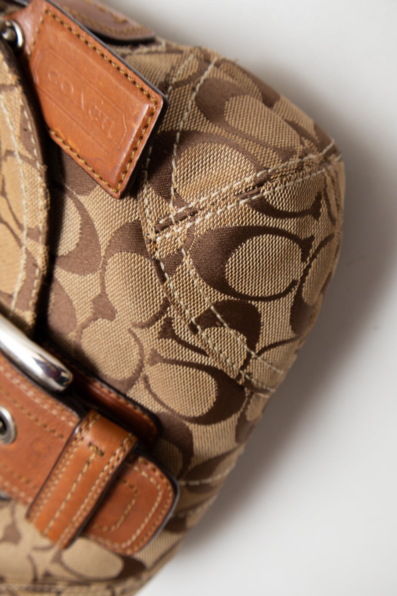 #206 Coach Shoulder Bag Brown | c. 190 | Size