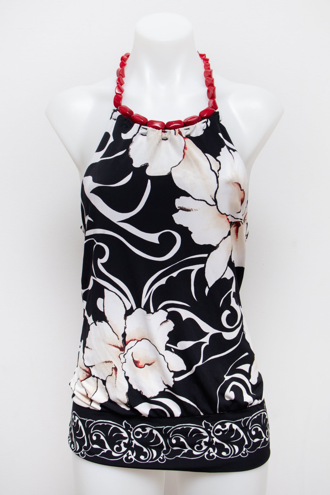 #48 White House Black Market Halter Top Black | c. 185 | Size 8/10