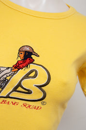 #050 Big Bang Squad Baby Tee Yellow | c. 211 | Size 10