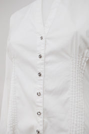 #058 Express Design Studio Long Sleeve White | c. 213 | Size 8