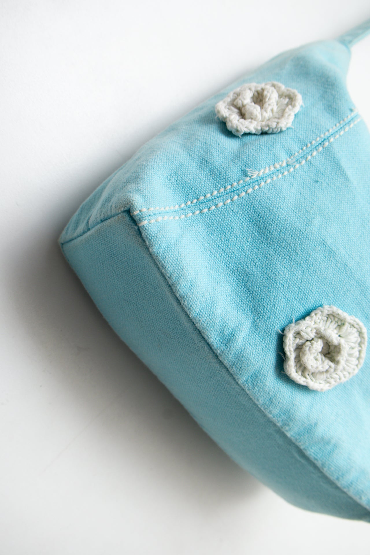 #188 Shoulder Bag Blue | c. 197 | Size