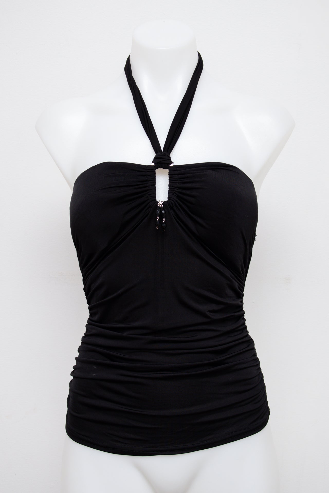 #010 Jennyfer Halter Top Black | c. 203 | Size 6