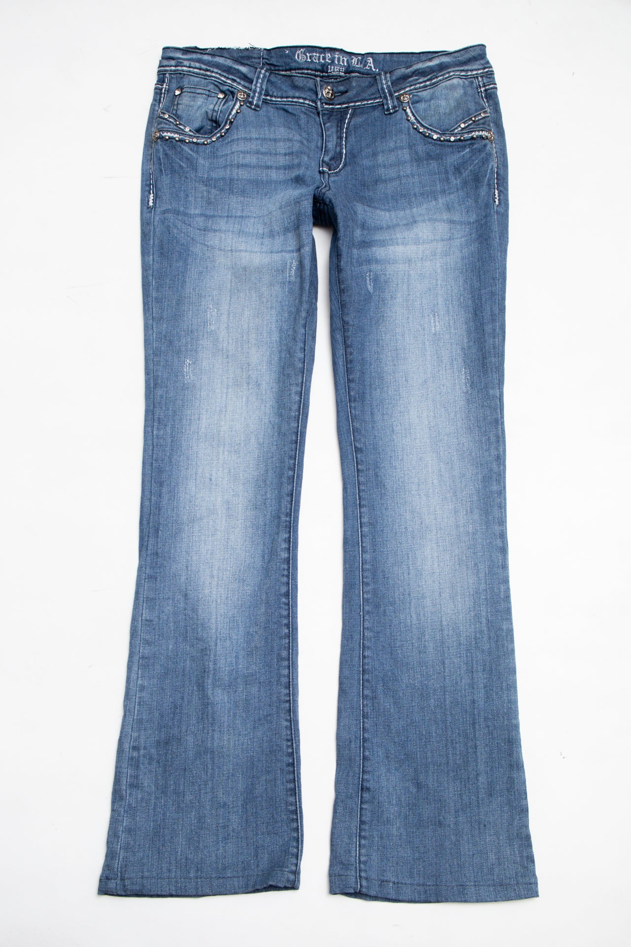 #073 Grace In L.a. Jeans Blue | c. 206 | Size 12