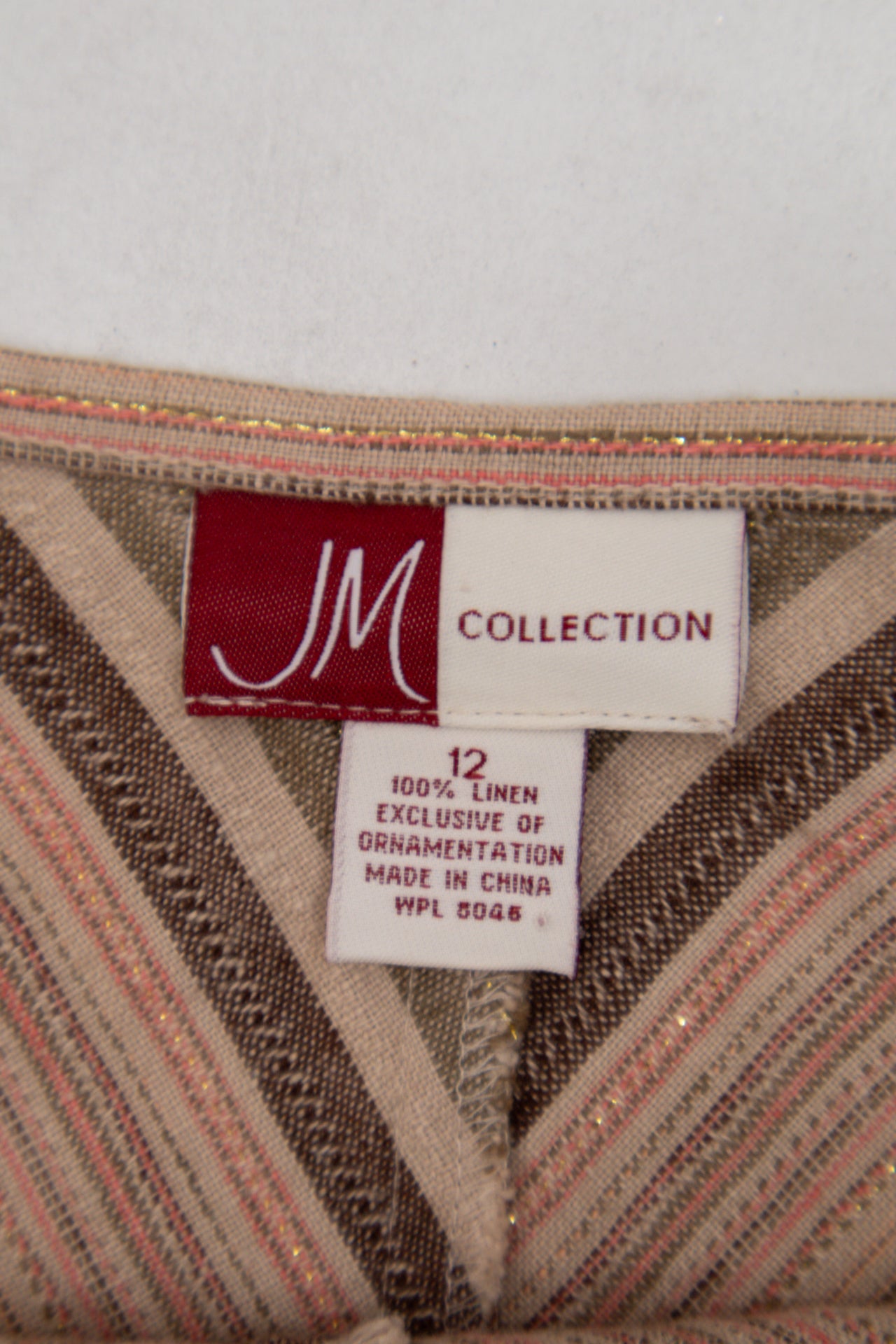 #156 Jm Collection Skirt Beige | c. 202 | Size 12