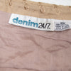 #111 Denim 24/7 Skirt Beige | c. 193 | Size 14