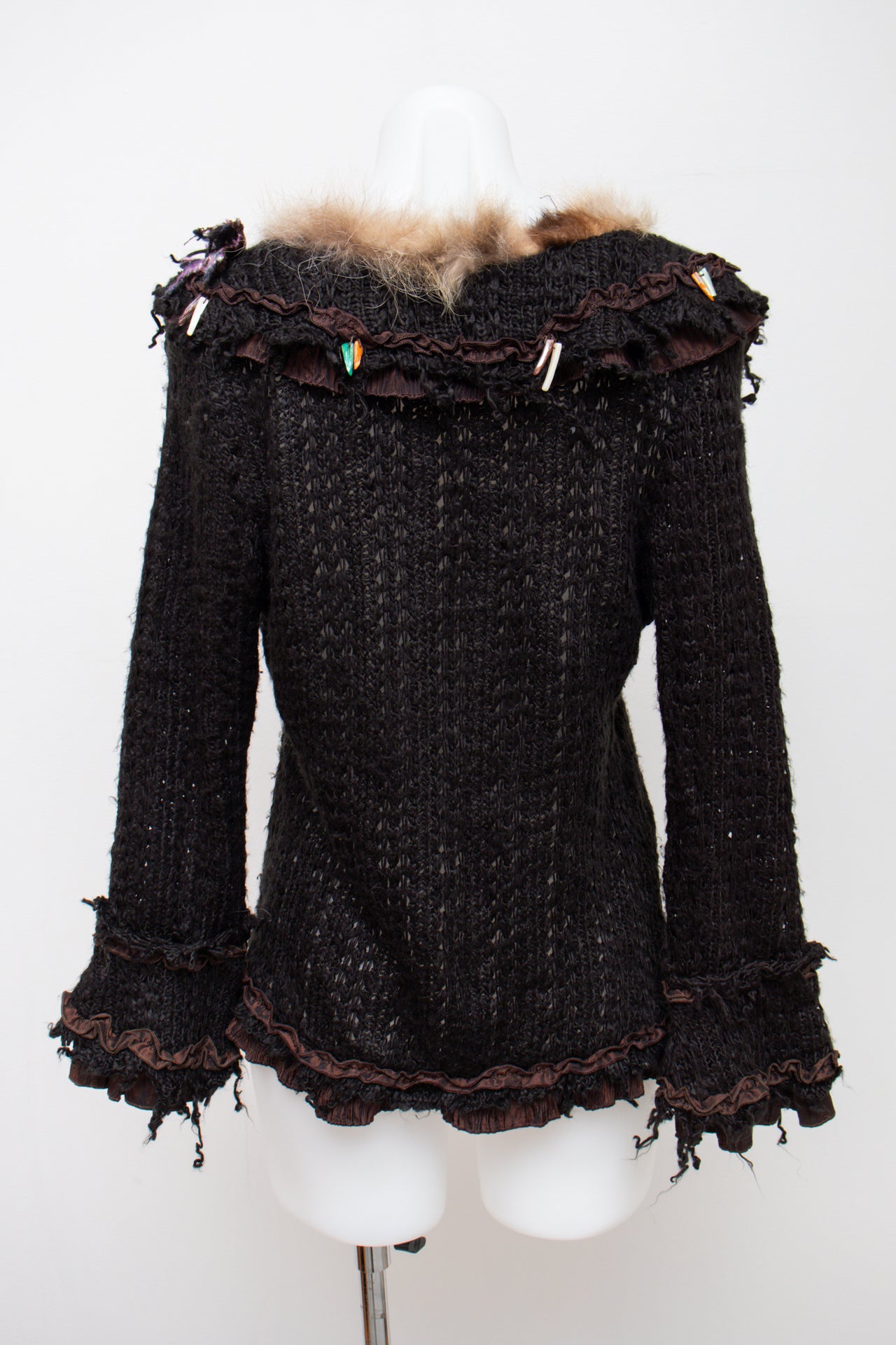 #130 B I A G I Top Black | c. 194 | Size 8