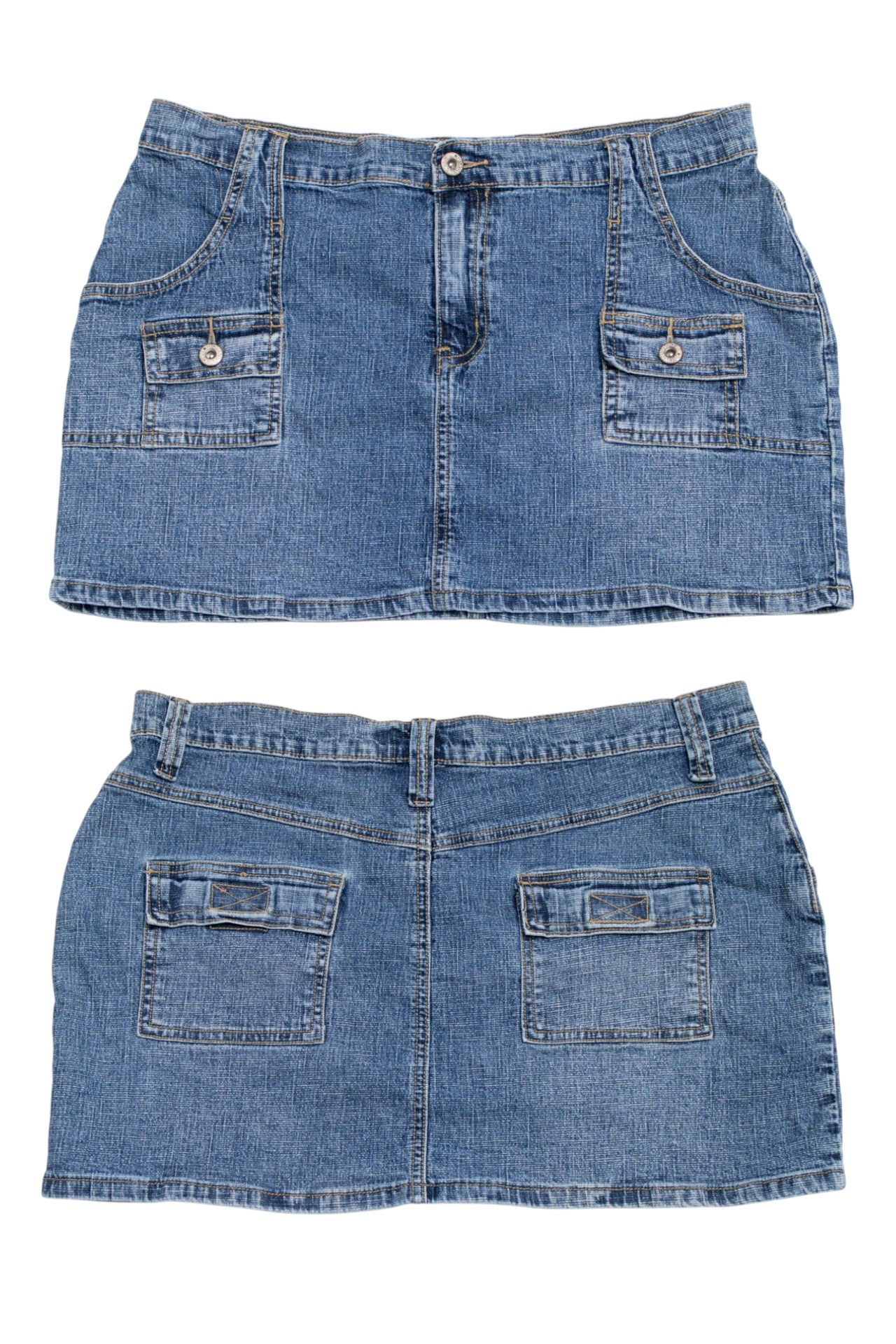 #169 Vanilla Star Mini Skirt Blue | c. 209 | Size 12
