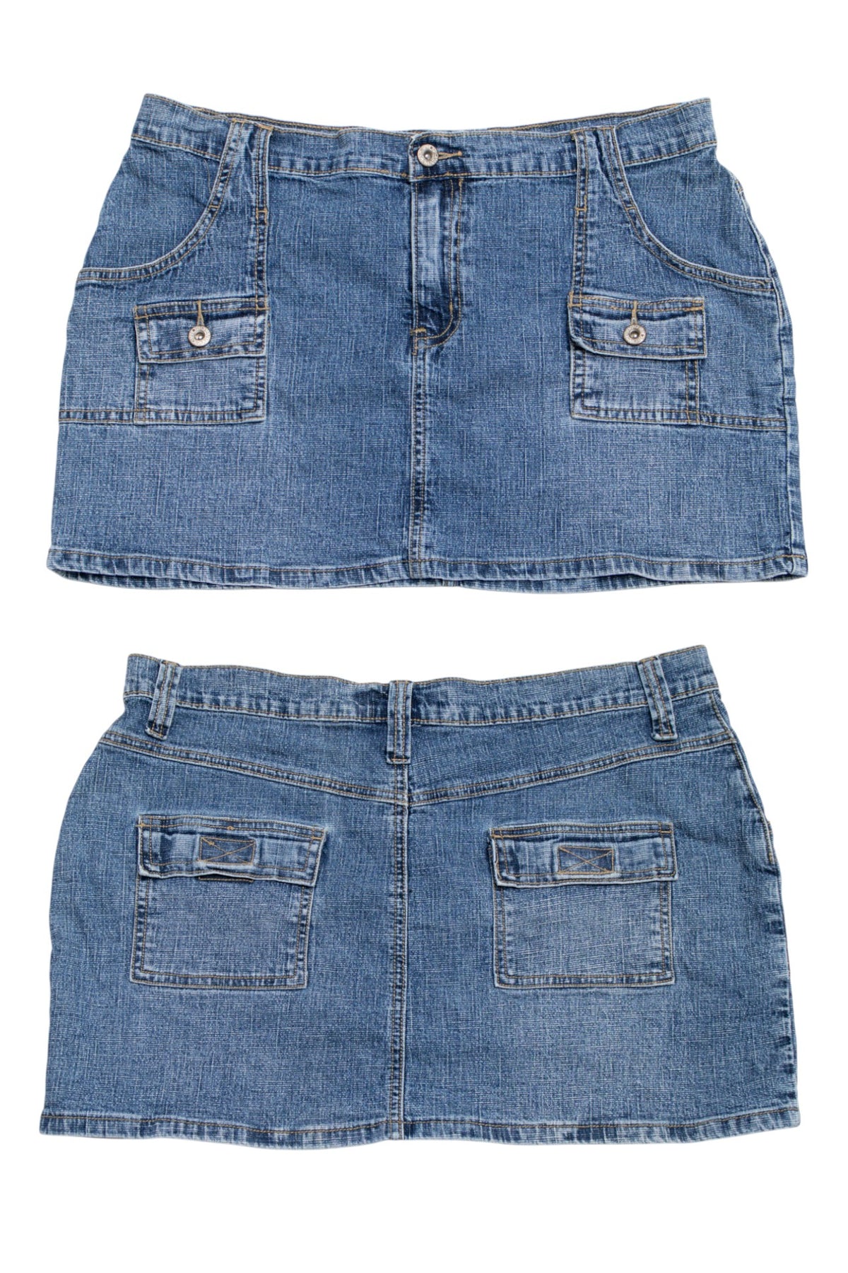#169 Vanilla Star Mini Skirt Blue | c. 209 | Size 12