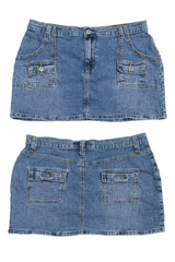 #169 Vanilla Star Mini Skirt Blue | c. 209 | Size 12