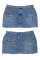 #169 Vanilla Star Mini Skirt Blue | c. 209 | Size 12