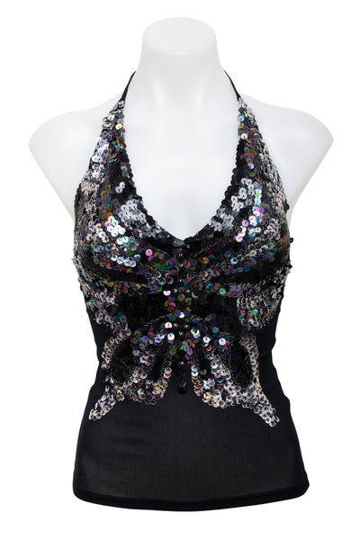 #94 Peng Da Camisole Top Black | c. 194 | Size 6/8