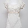 #020 Suzy Shier Short Sleeve White | c. 209 | Size 10