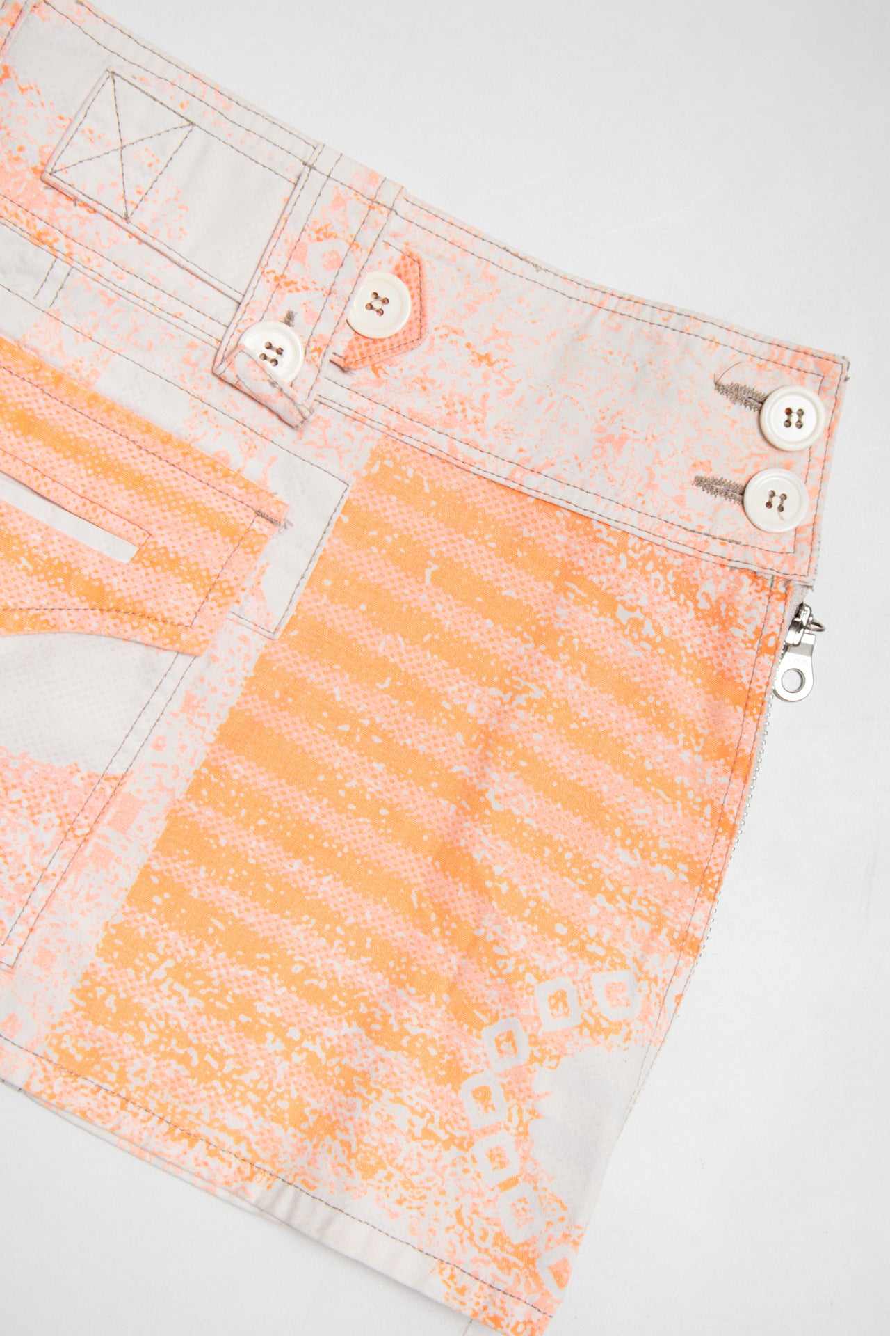 #132 Custo Barcelona Mini Skirt Orange | c. | Size 10
