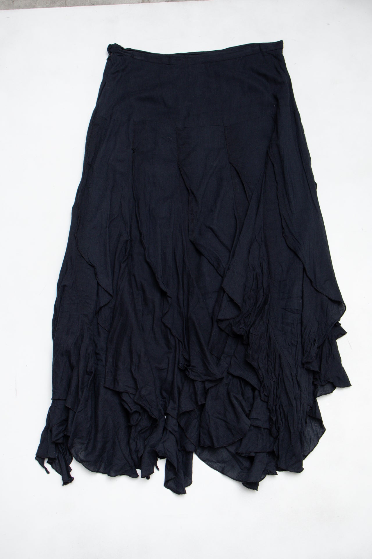 #129 Willi Smith Skirt Black | c. 193 | Size 8