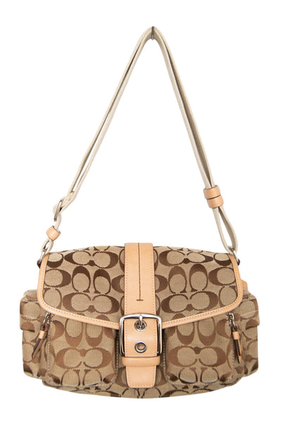 #166 Coach Shoulder Bag Beige | c. 180 | Size
