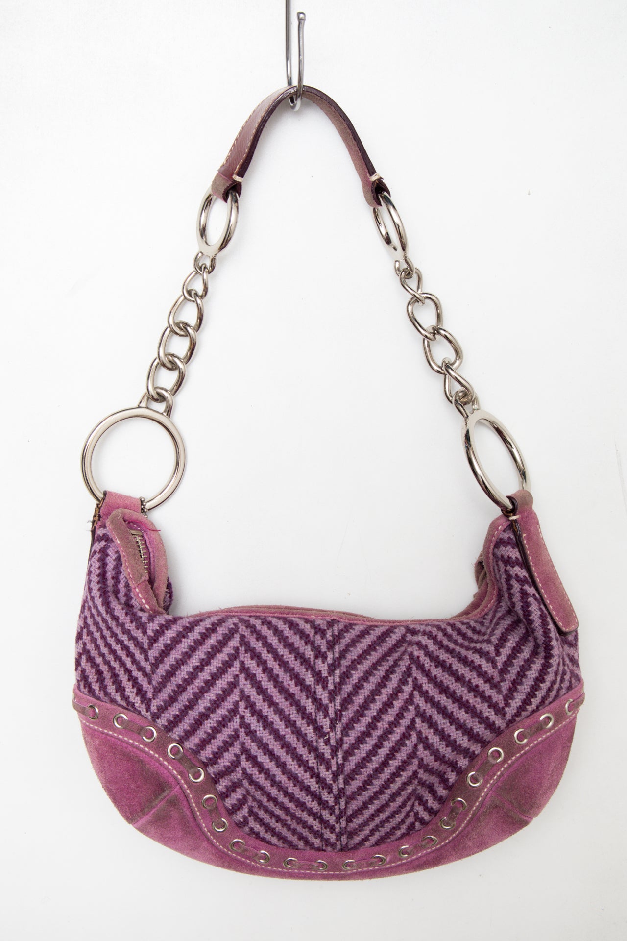 #175 Coach Shoulder Bag Purple | c. 187 | Size