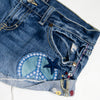 #23 Pink Denim Shorts Blue | c. 188 | Size 6