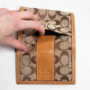 #199 Coach Wallet Brown | c. 205 | Size