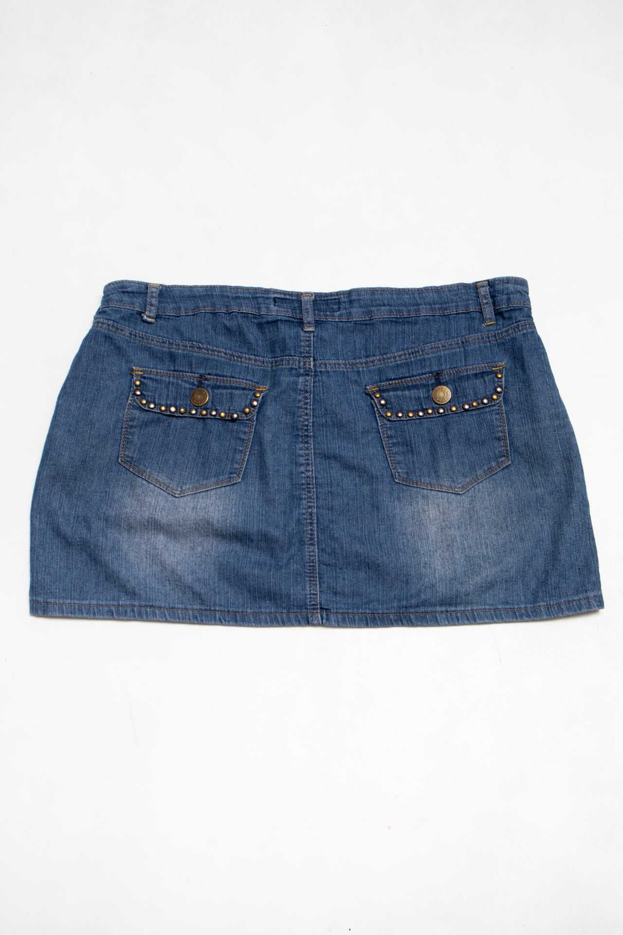 #62 Rivers Mini Skirt Blue | c. 187 | Size 12/14