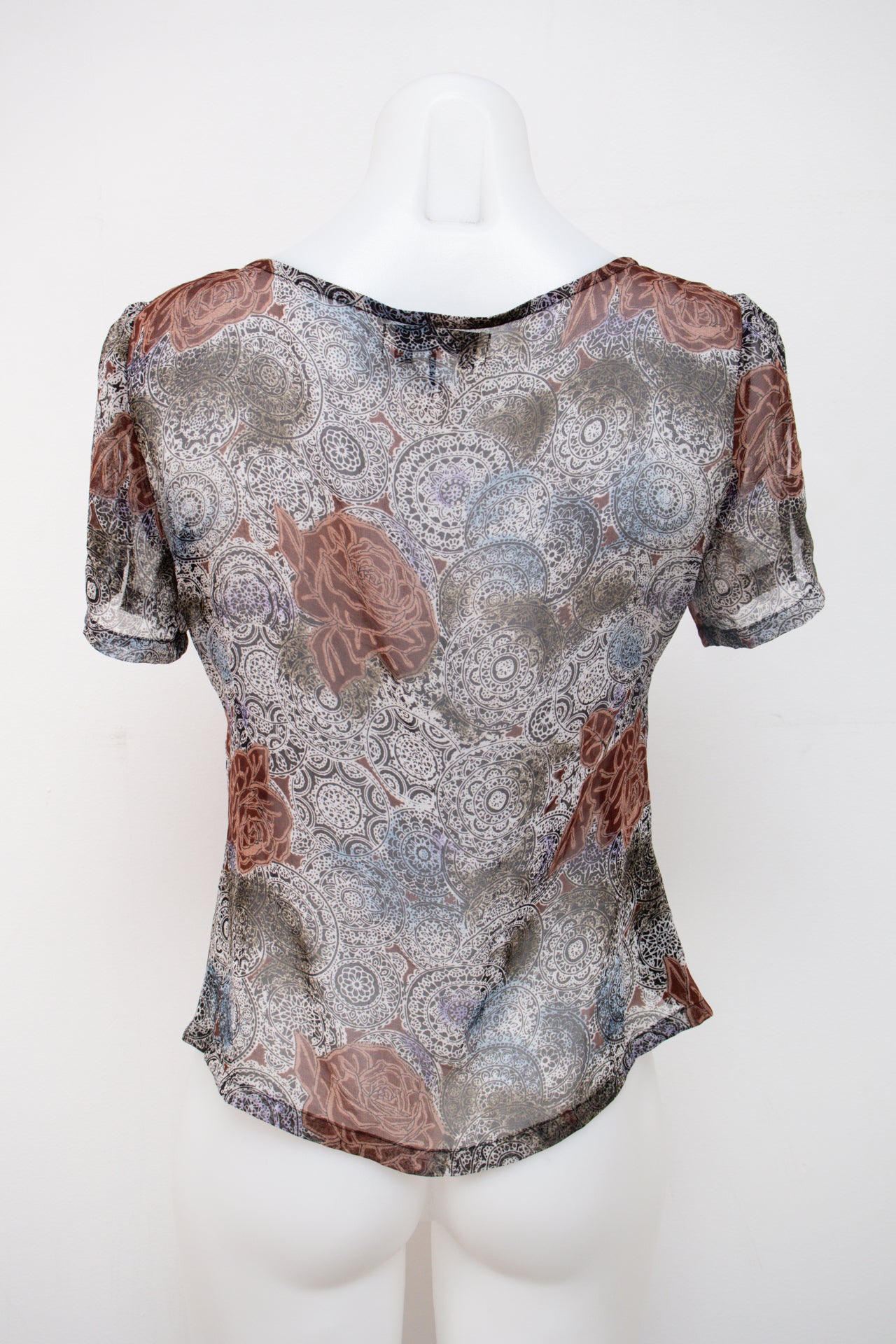 #099 Donna Gray T-shirt Brown | c. | Size 8