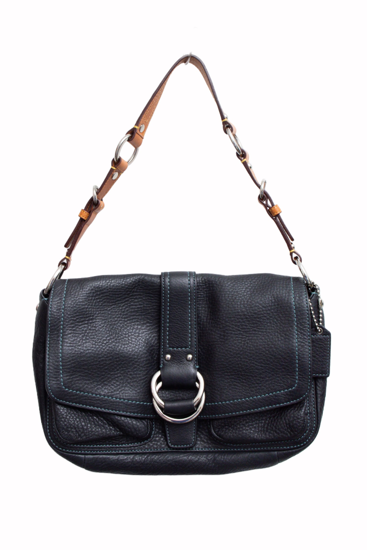 #87 Black O-Ring Coach Bag | Wild West