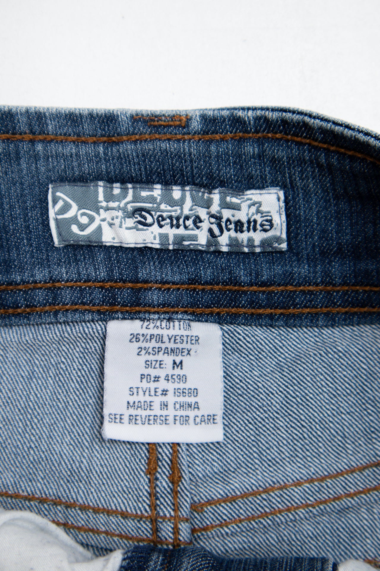 #182 Deuce Jeans Denim Mini Skirt Blue | c. 199 | Size 8