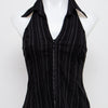 #026 Pimkie Halter Top Black | c. 203 | Size 10