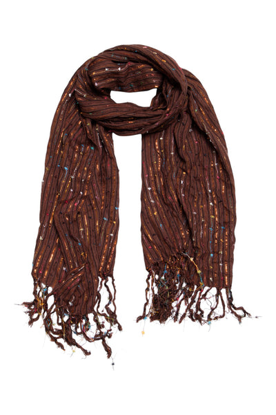 #184 Scarf Brown | c. 204 | Size