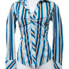 #104 Tommy Jeans Shirt Blue | c. 198 | Size 8
