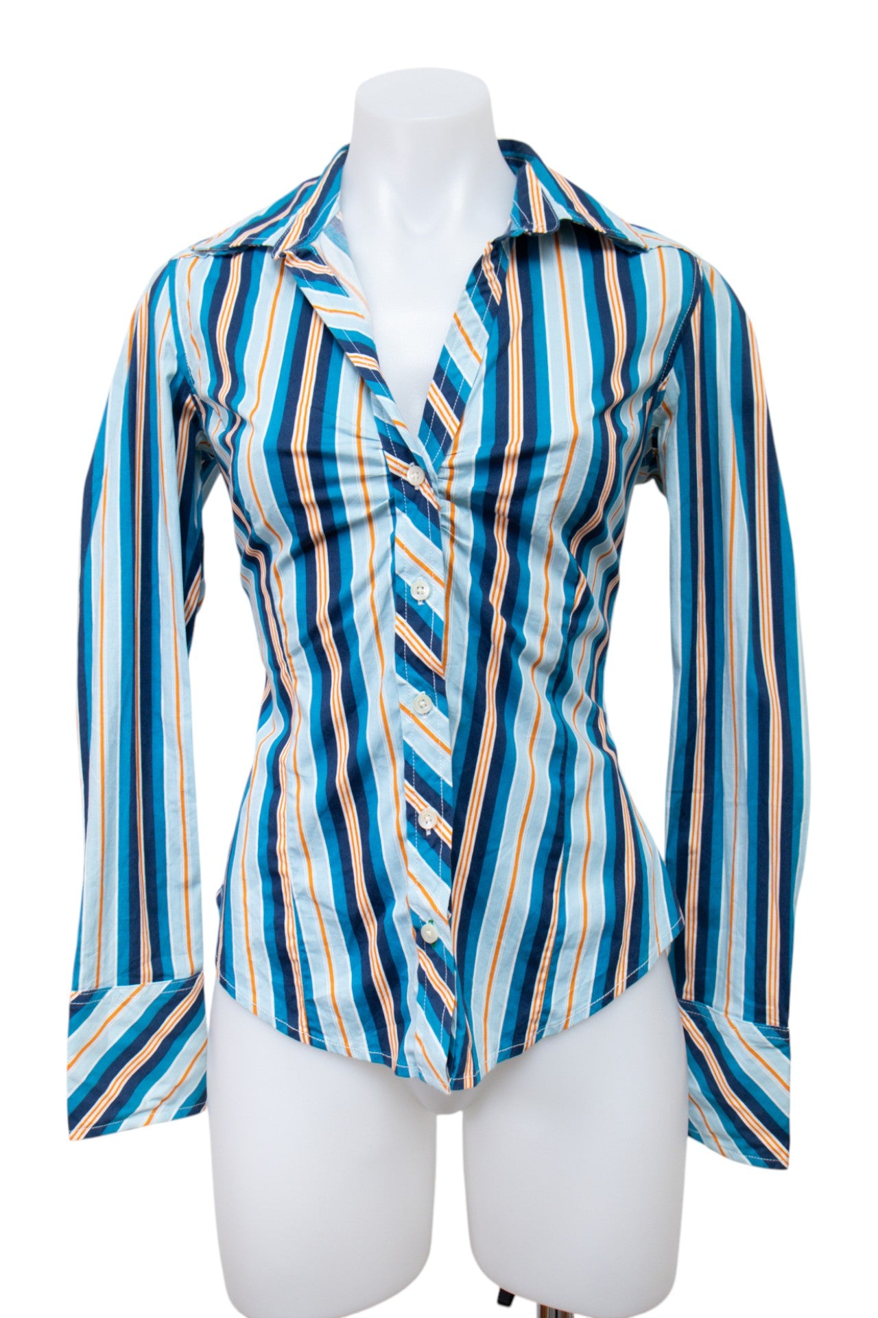 #104 Tommy Jeans Shirt Blue | c. 198 | Size 8