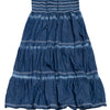 #141 Indigo & Lace Skirt Blue | c. 193 | Size 10/12