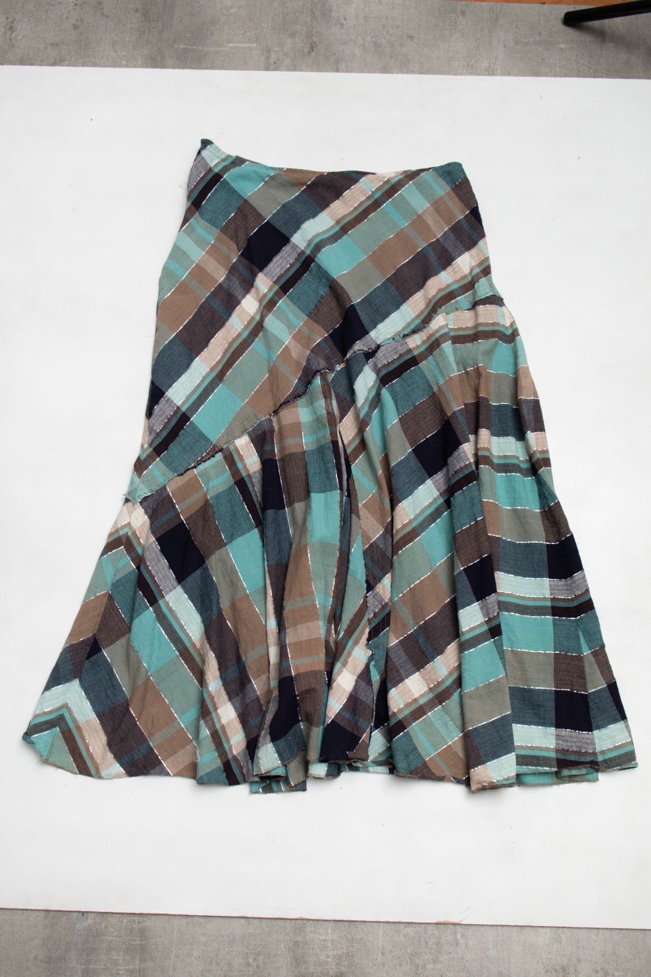 #156 Mix Nouveau Skirt Green | c. 197 | Size 12