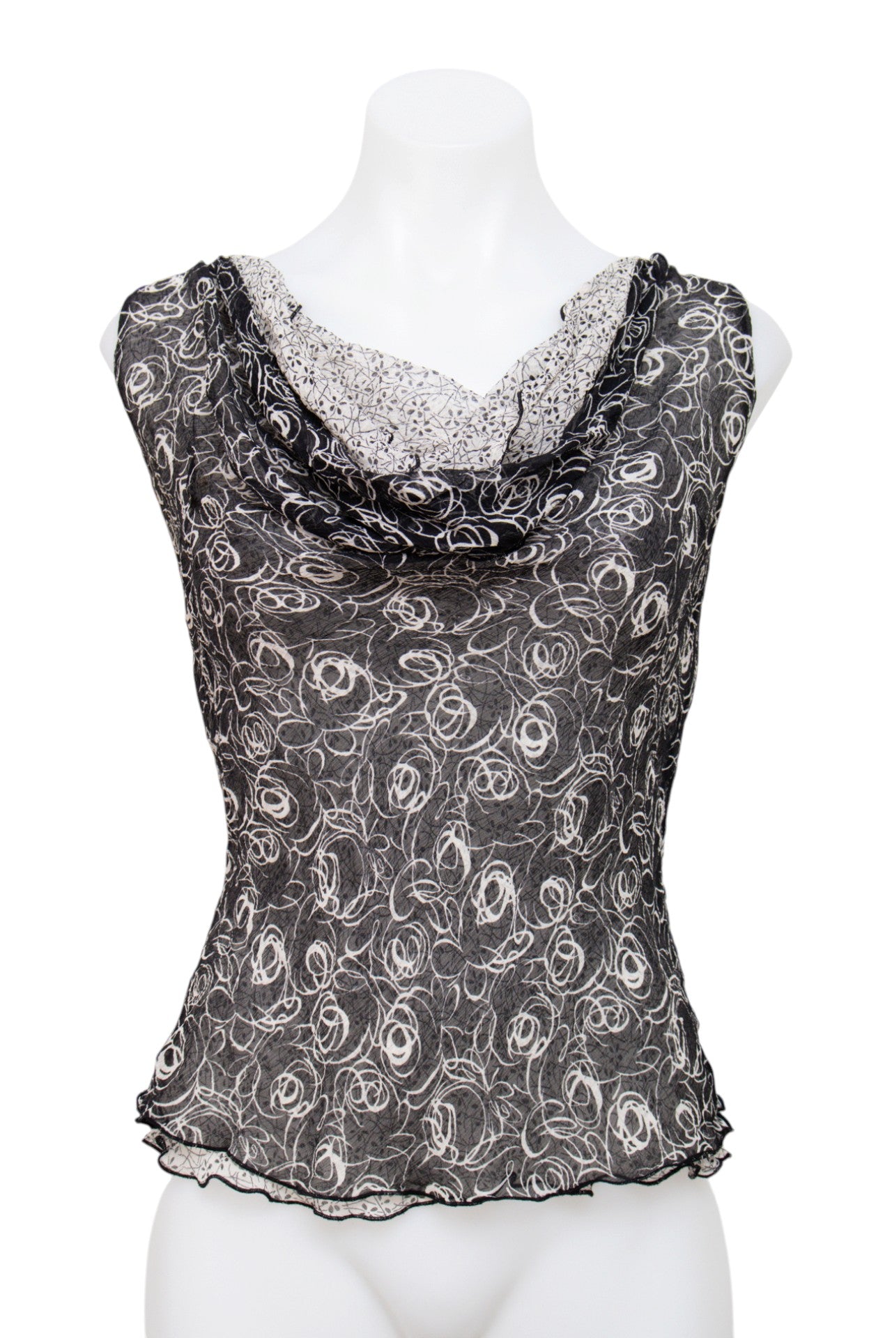 #183 Karen Kane Lifestyle Tank Black | c. 212 | Size 10
