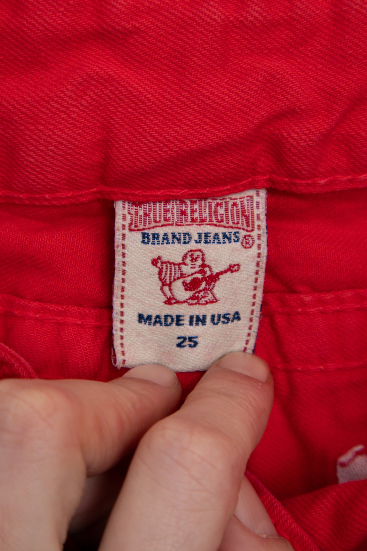 #155 True Religion Shorts Red | c. 198 | Size 6