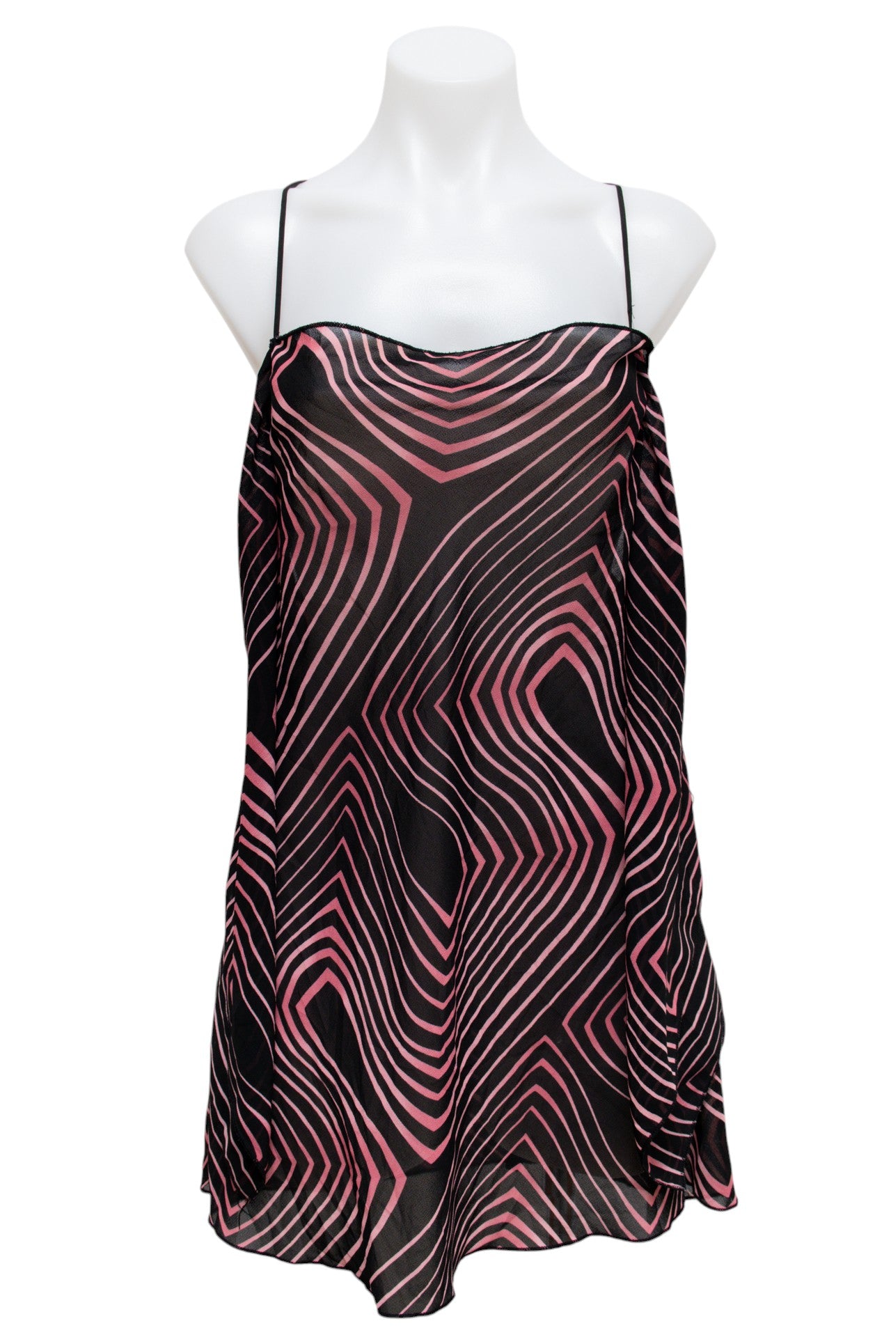 #140 Fashion Art Cami Top Black | c. 188 | Size 12/14