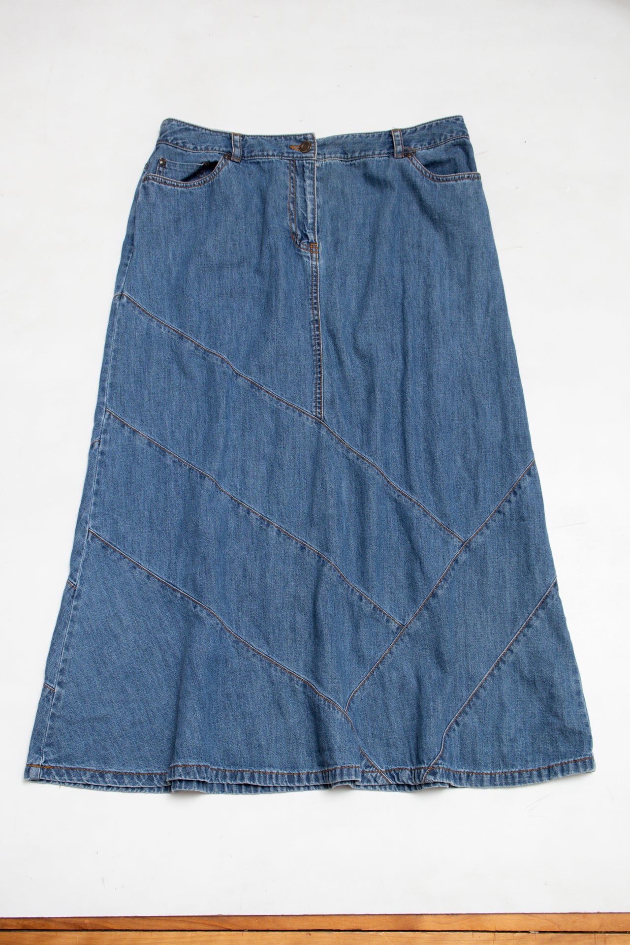 #170 Style & Co. Skirt Blue | c. 189 | Size 10