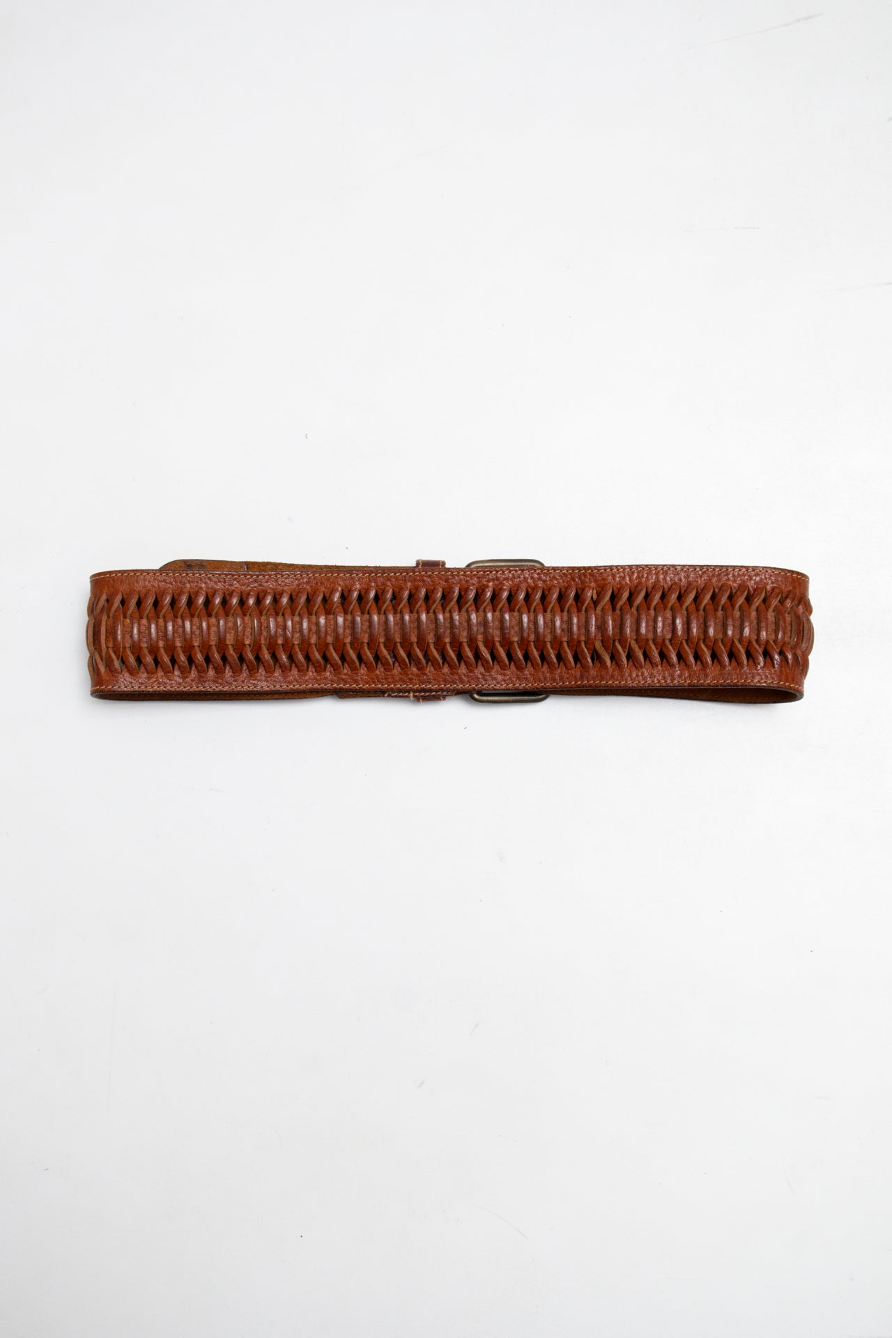 #143 Giorgio Armani Italian Leather Belt Brown | c. 209 | Size