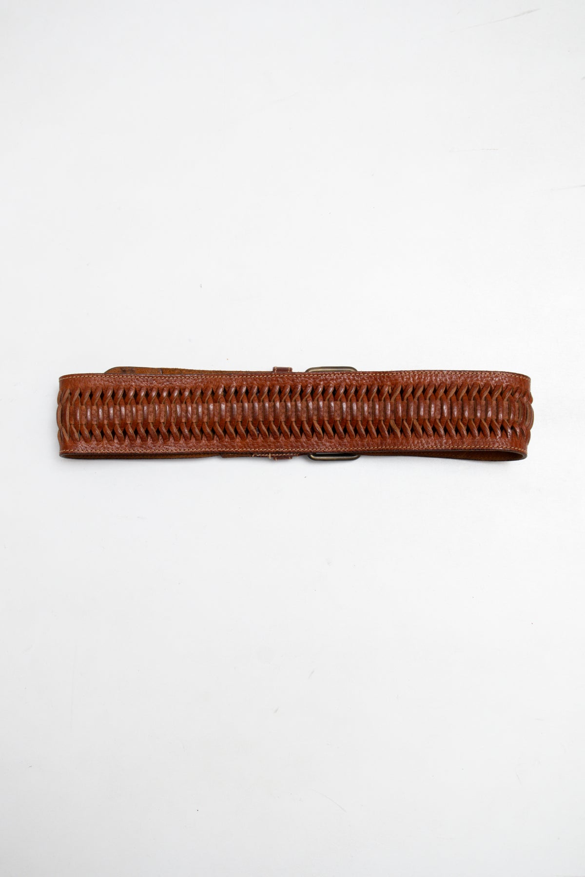 #143 Giorgio Armani Italian Leather Belt Brown | c. 209 | Size
