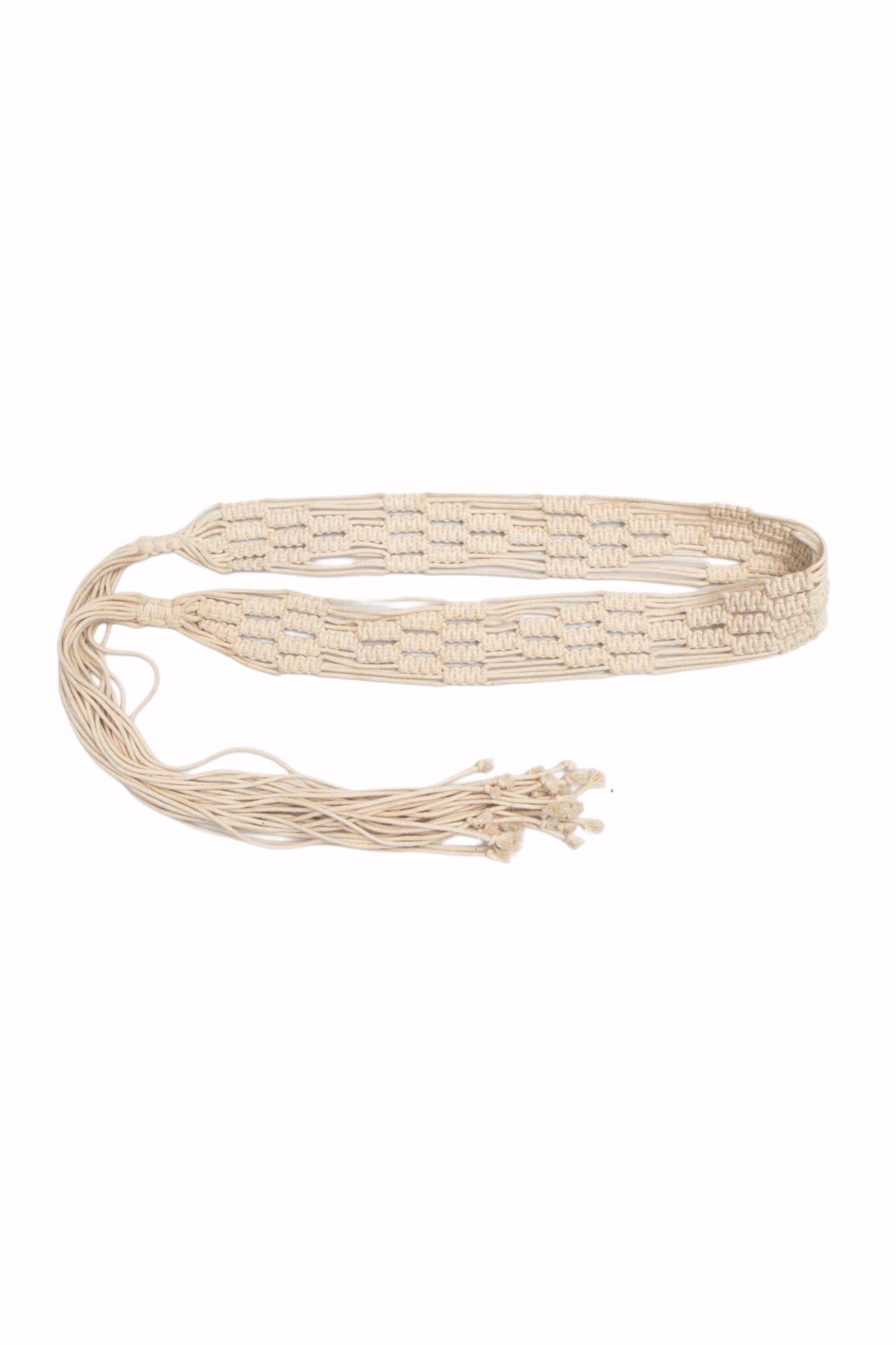 #98 Cream Woven Belt | Garden Brat